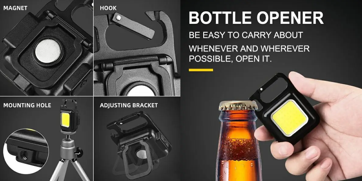 Mini Portable Pocket USB Rechargeable Flashlight